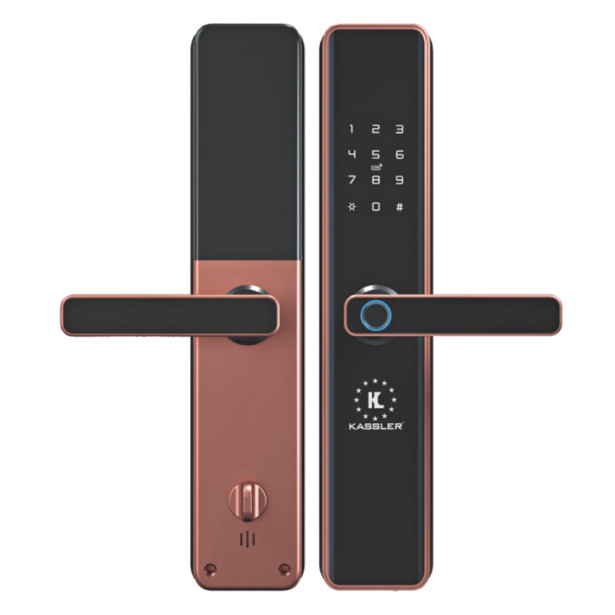 KHÓA CỬA VÂN TAY KL-669 Copper APP