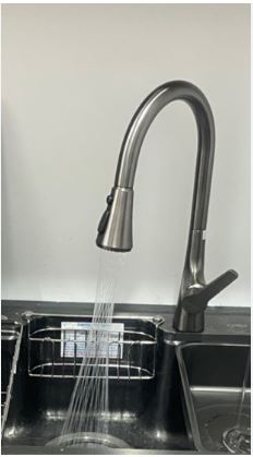 Vòi rửa bát nóng lạnh dây rút Roslerer RL-688 grey