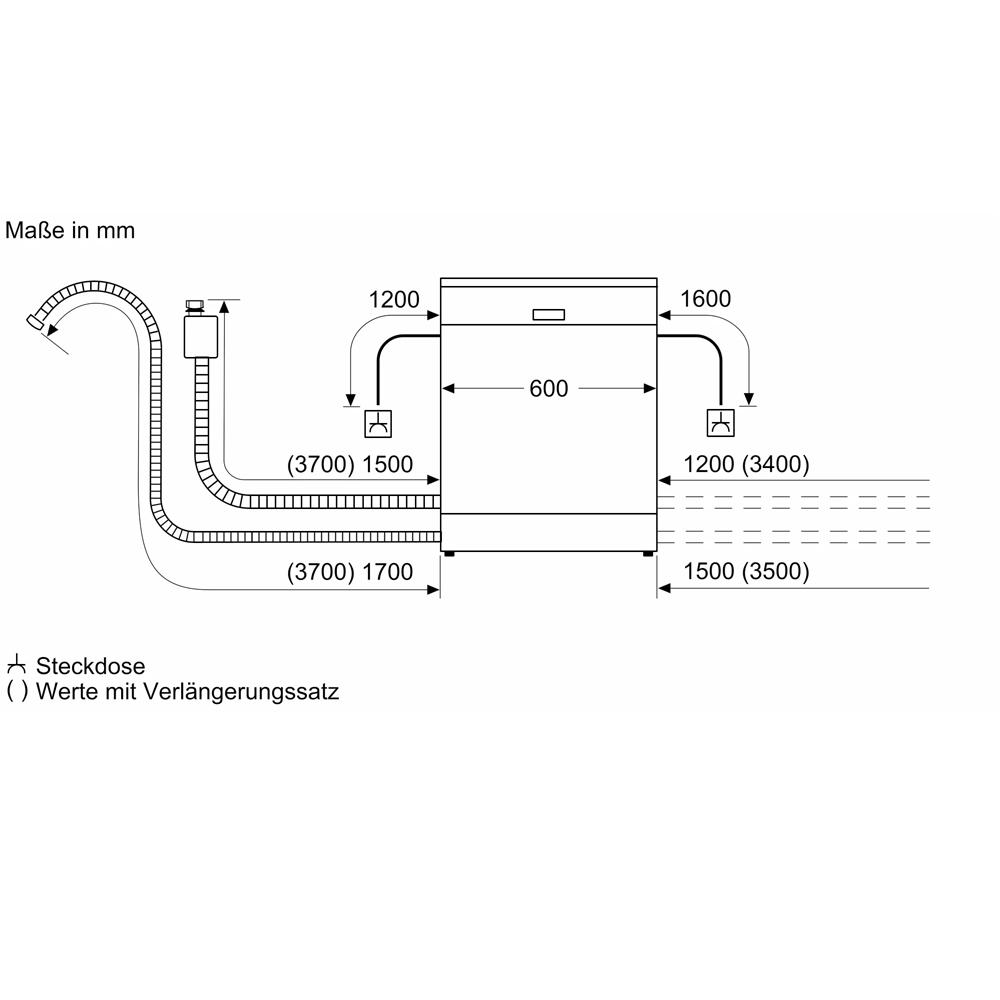 Máy Rửa Bát Bán Âm Phần  Bosch SMI8ZDS81T Series 8 Cao Cấp