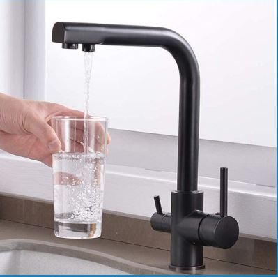 Vòi rửa bát nóng lạnh Roslerer RL-807 black