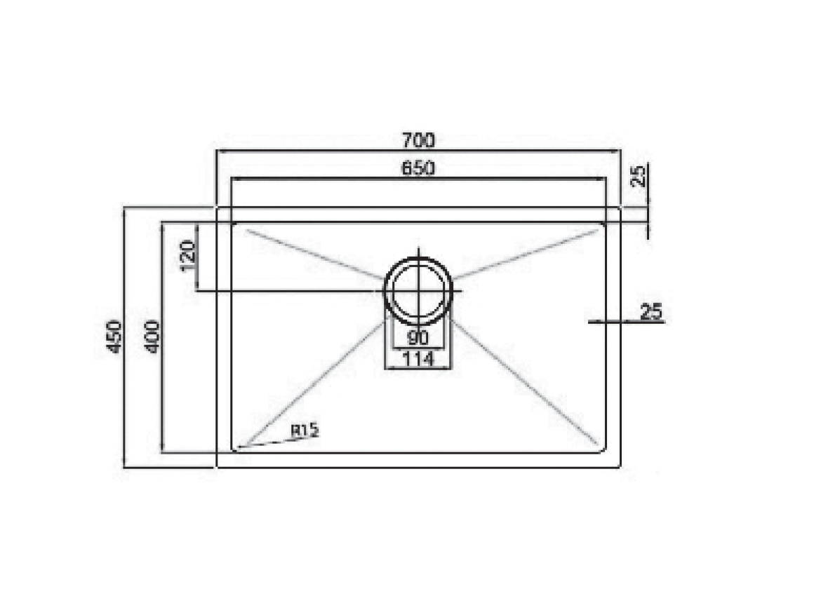 Chậu Rửa Bát Roslerer RL04-7045 inox 304 Một Hố