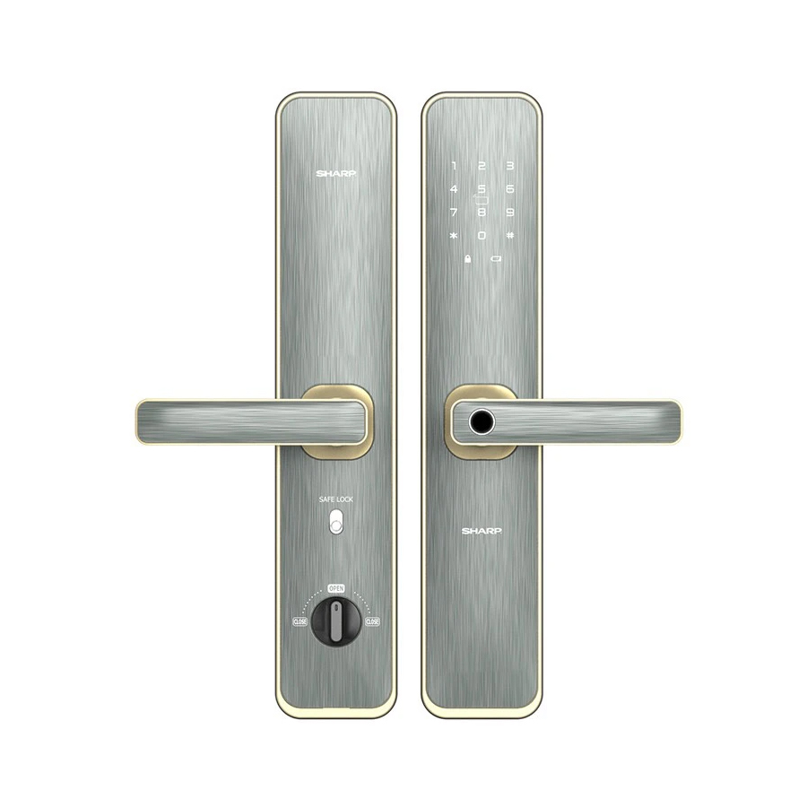 Khoá vân tay thông minh Sharp A2-B VÀNG/XÁM