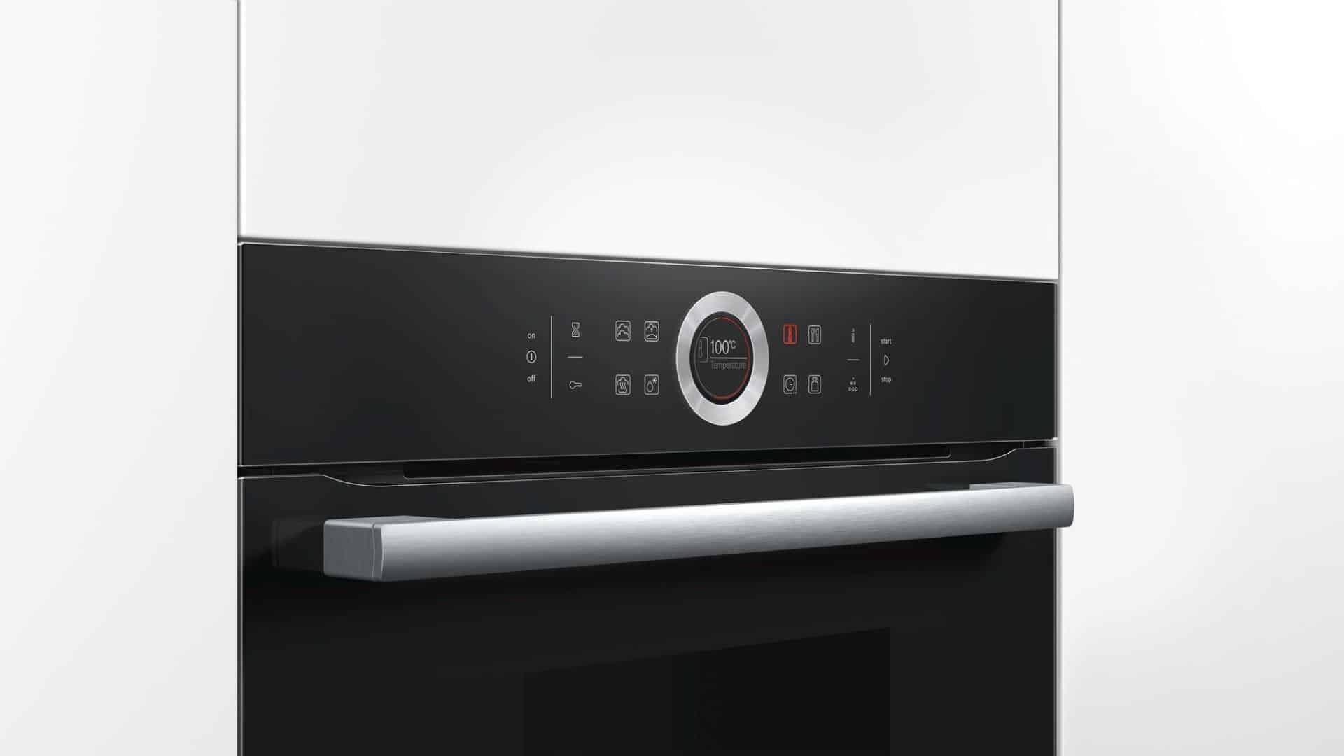 Lò hấp Bosch CDG634AB0 Seri 8 Mặt kính đen