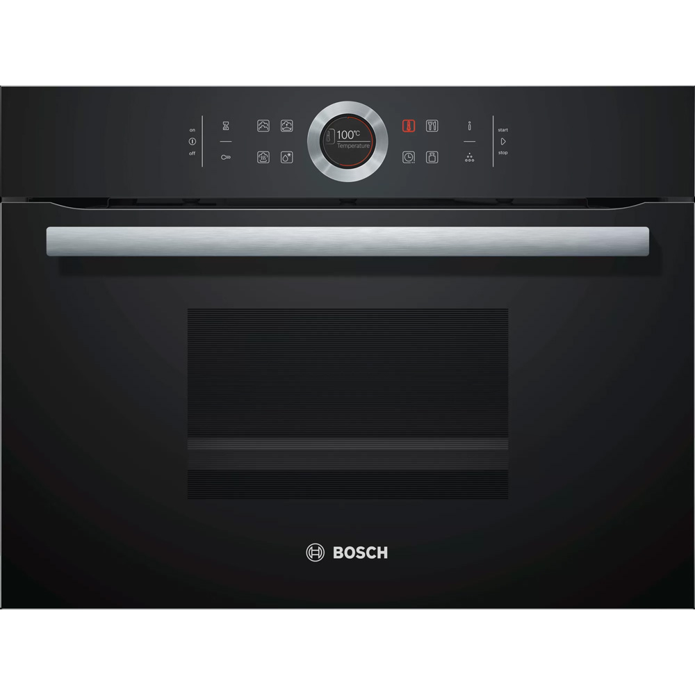 Lò hấp Bosch CDG634AB0 Seri 8 Mặt kính đen