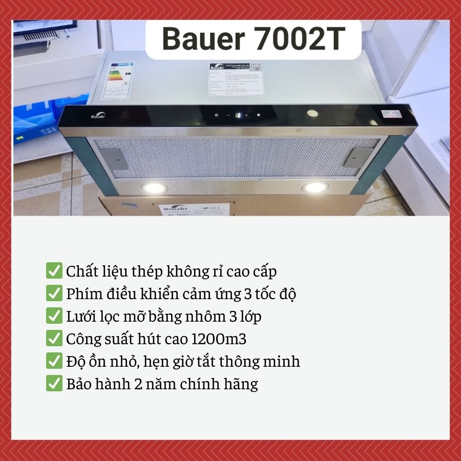 Máy hút mùi Bauer BC 7002T