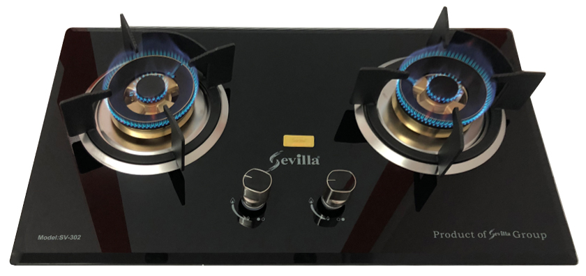 Bếp gas âm Sevilla SV-302 mâm đồng