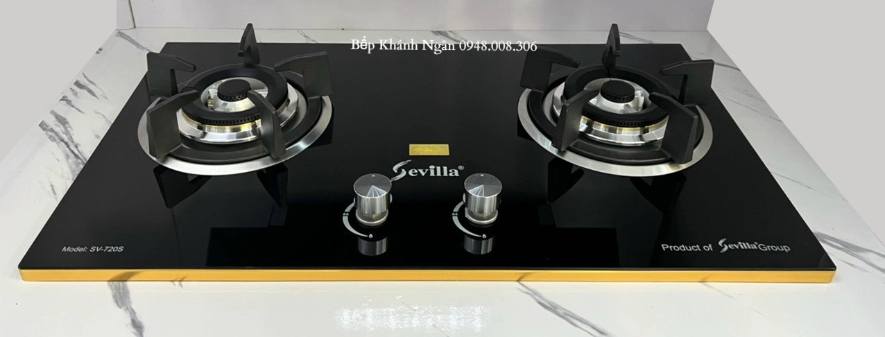 Bếp gas âm Sevilla 720S mâm đồng