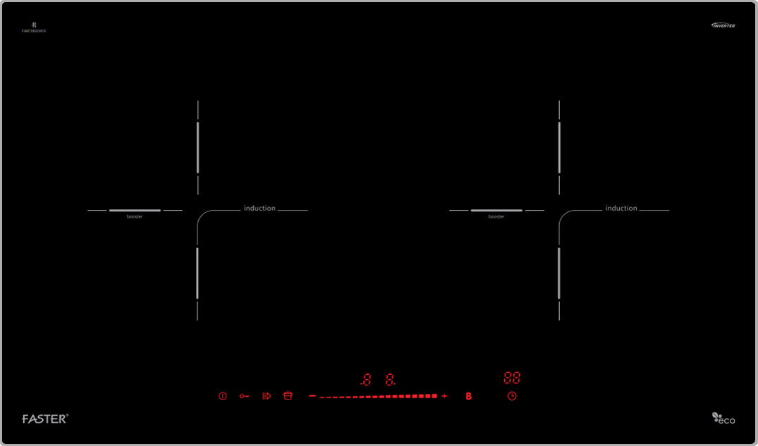 Bếp từ đôi Faster 728I Made in Malaysia
