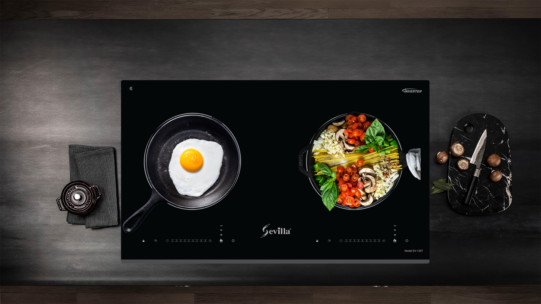Bếp từ đôi Sevilla SV 130T