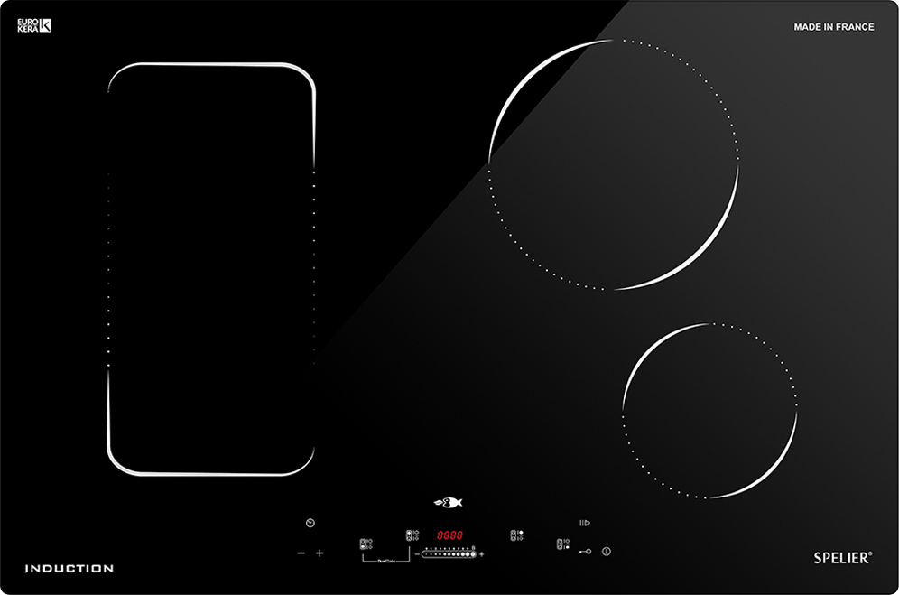 Bếp từ 4 vùng nấu Spelier  948S