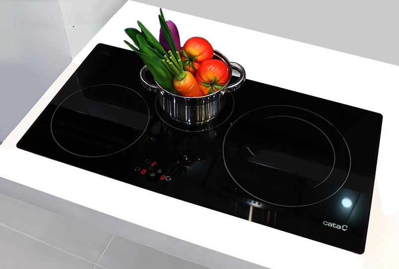 Bếp từ 3 vùng nấu Cata IB-753 BK Tây Ban Nha