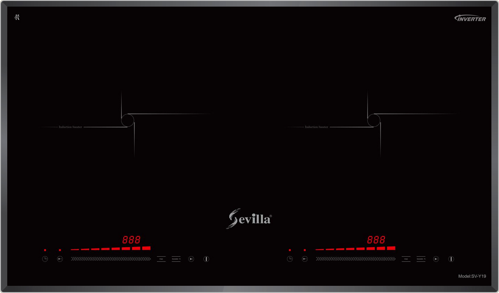 Bếp từ đôi Sevilla SV-Y19 Inverter 35%
