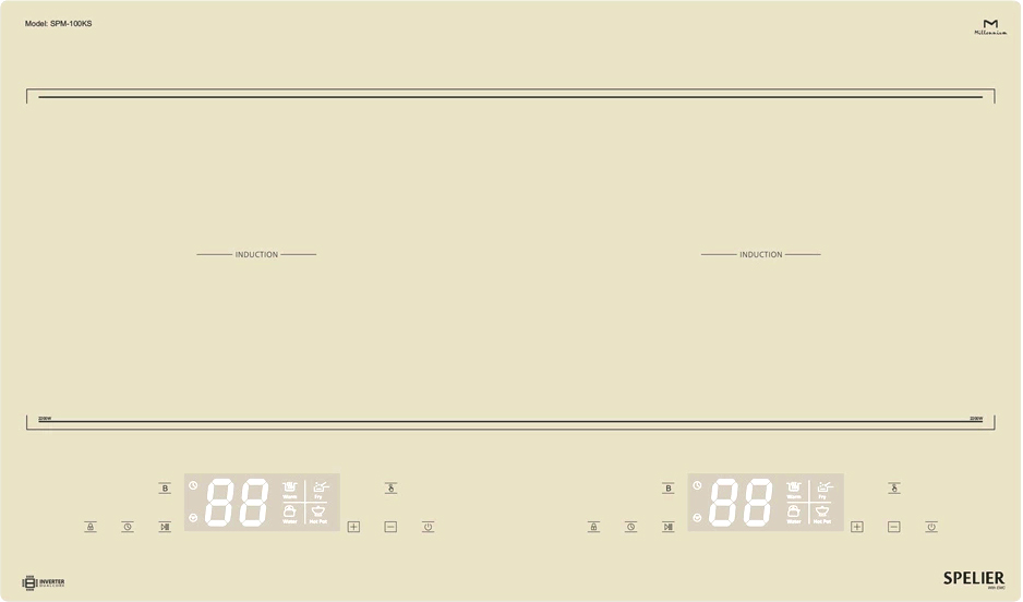 Bếp từ đôi âm Spelier 100 KS