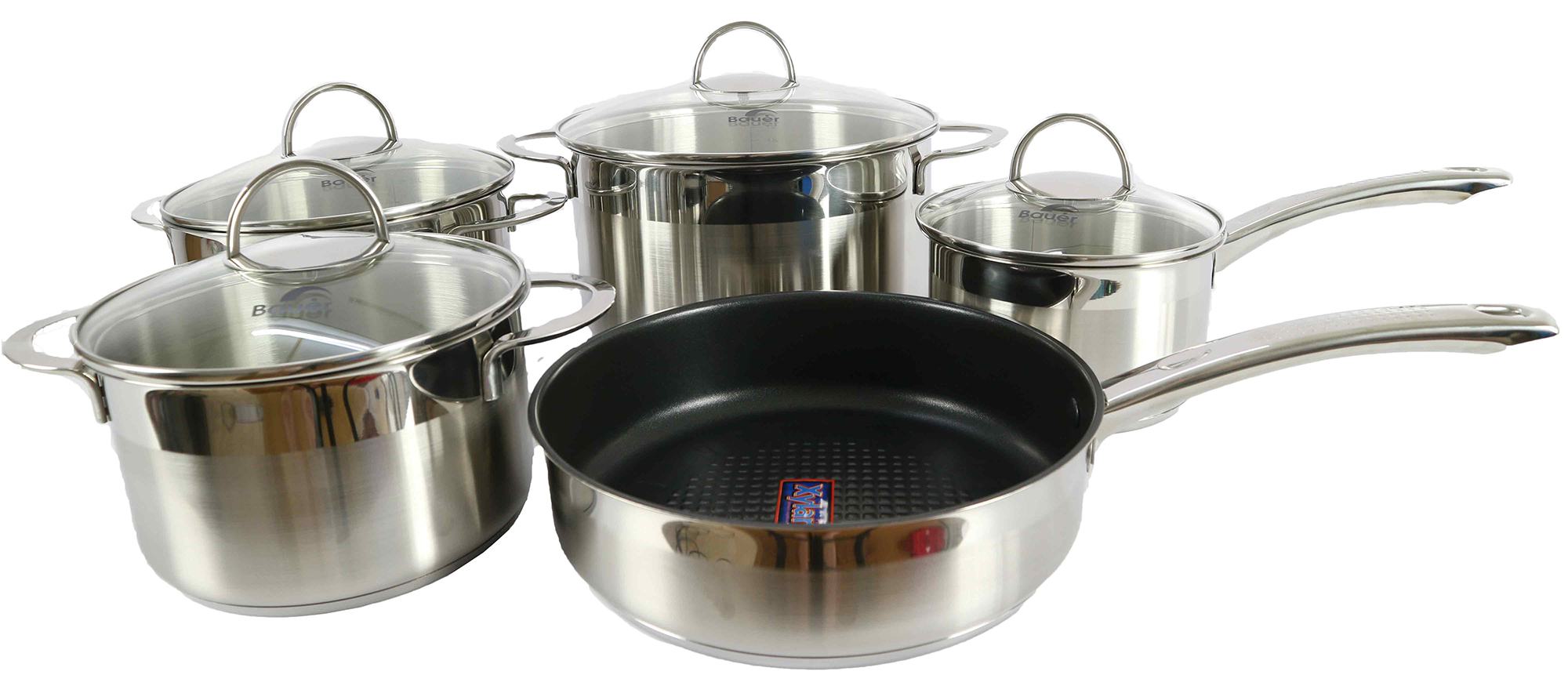 Bộ nồi Bauer Polite Plus 5 món