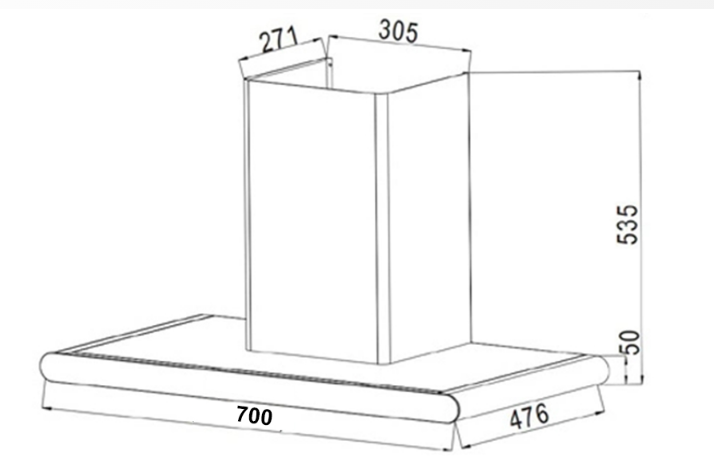 Máy hút mùi Sevilla SV-TK70