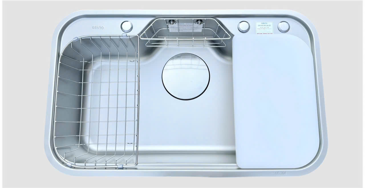 Chậu rửa bát Gento GT04-8250 DELUX