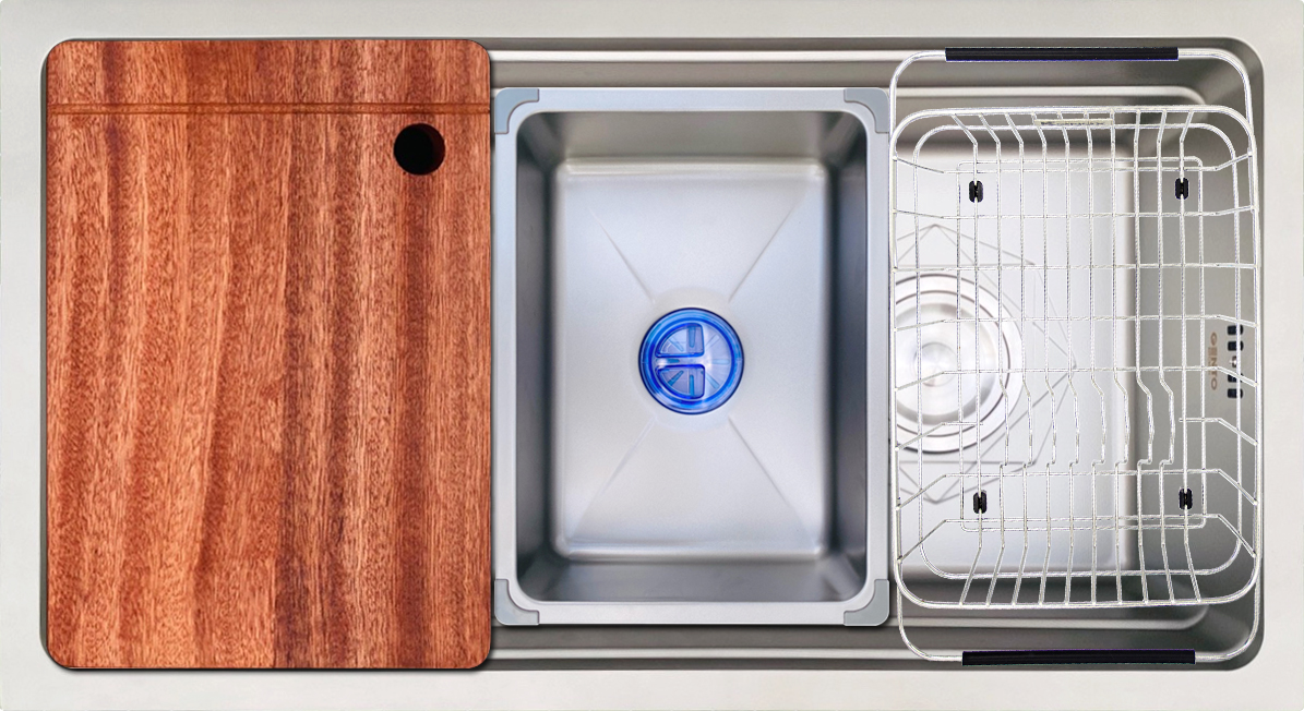 Chậu rửa bát âm toàn phần Gento GT04-7843 Nano