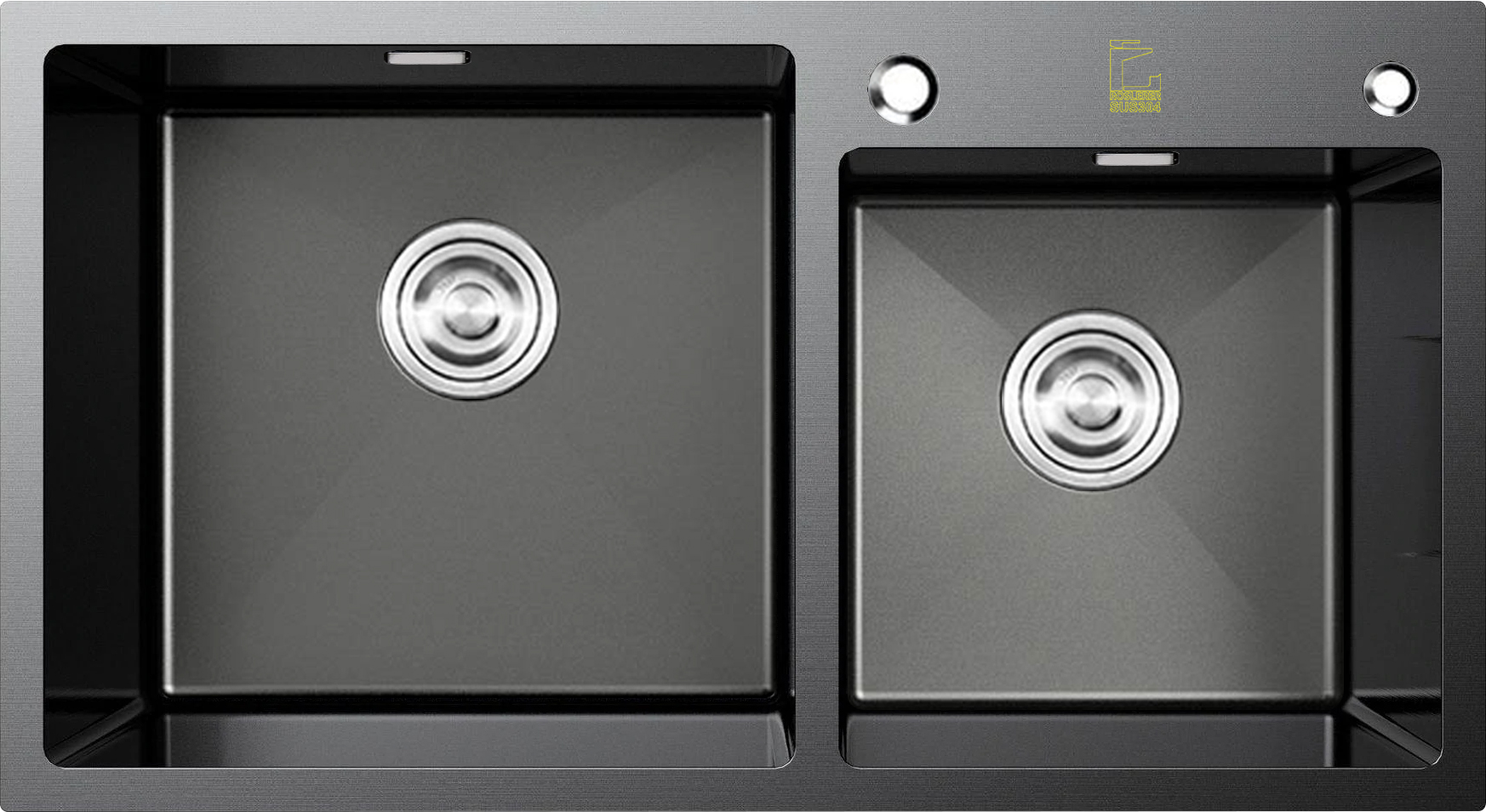 Chậu rửa bát 2 hố Roslerer RL04-8245 Inox 304