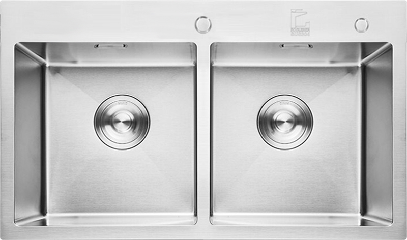 Chậu rửa bát 2 hố Roslerer RL01-7843 Inox 201