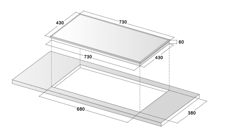 Bếp từ đôi Faster 828I Made in Malaysia