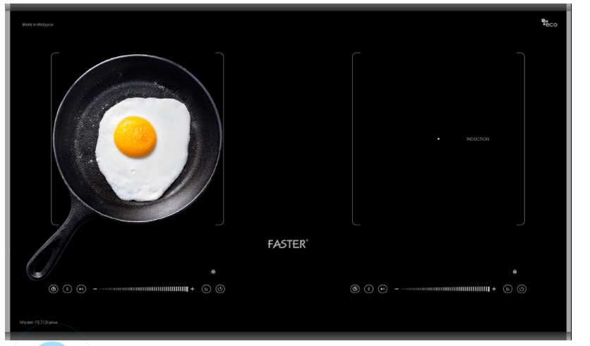 Bếp từ đôi Faster 712I Plus Made in Malaysia