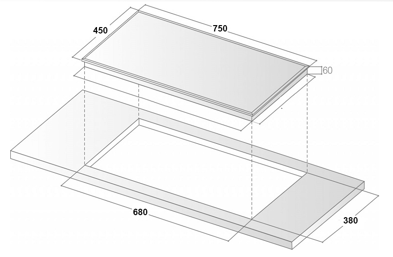 Bếp gas âm Sevilla SV-229 mâm đồng