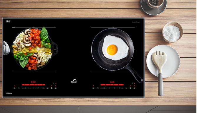 Bếp từ đôi Bauer BE 366SA Made in Malaysia