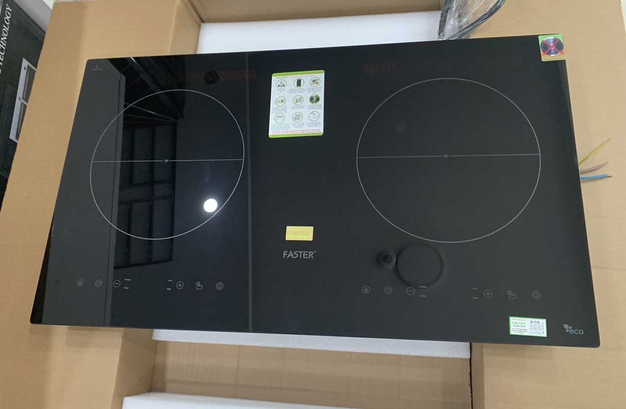 Bếp từ đôi Faster 299I Inverter tiết kiệm điện