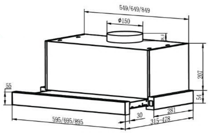 Máy hút mùi Faster FS 70EB