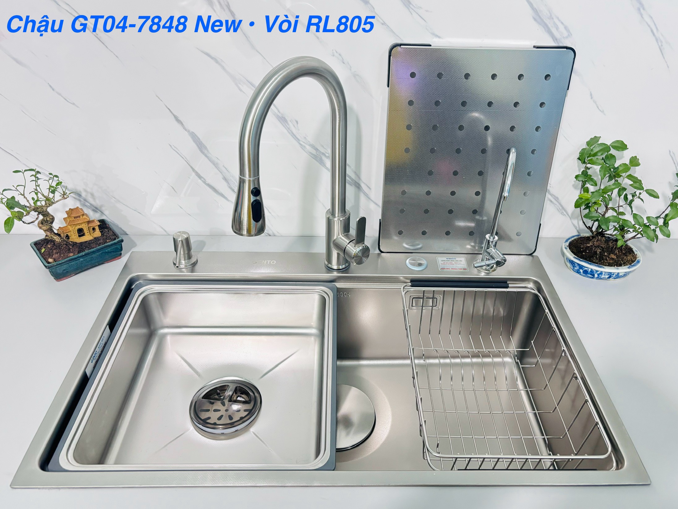 Vòi rửa bát nóng lạnh Roslerer RL-805