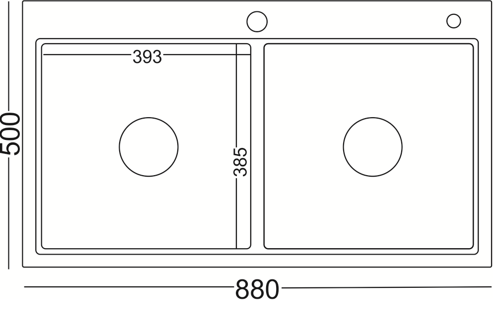 Chậu rửa bát Gento GT04-8850
