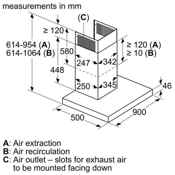 Máy hút mùi Bosch DWB98JQ50B Serie 6