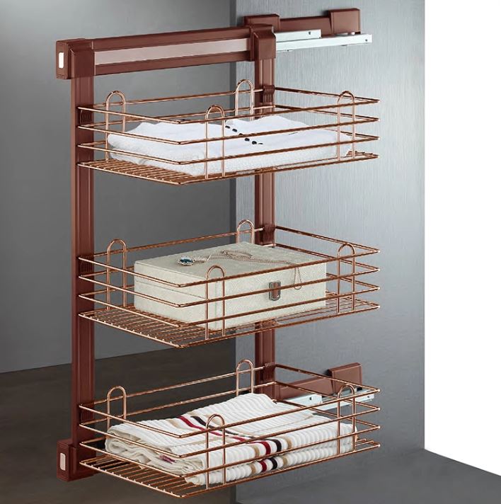 Kệ đựng đồ gấp treo hông Grob HM-36L/R