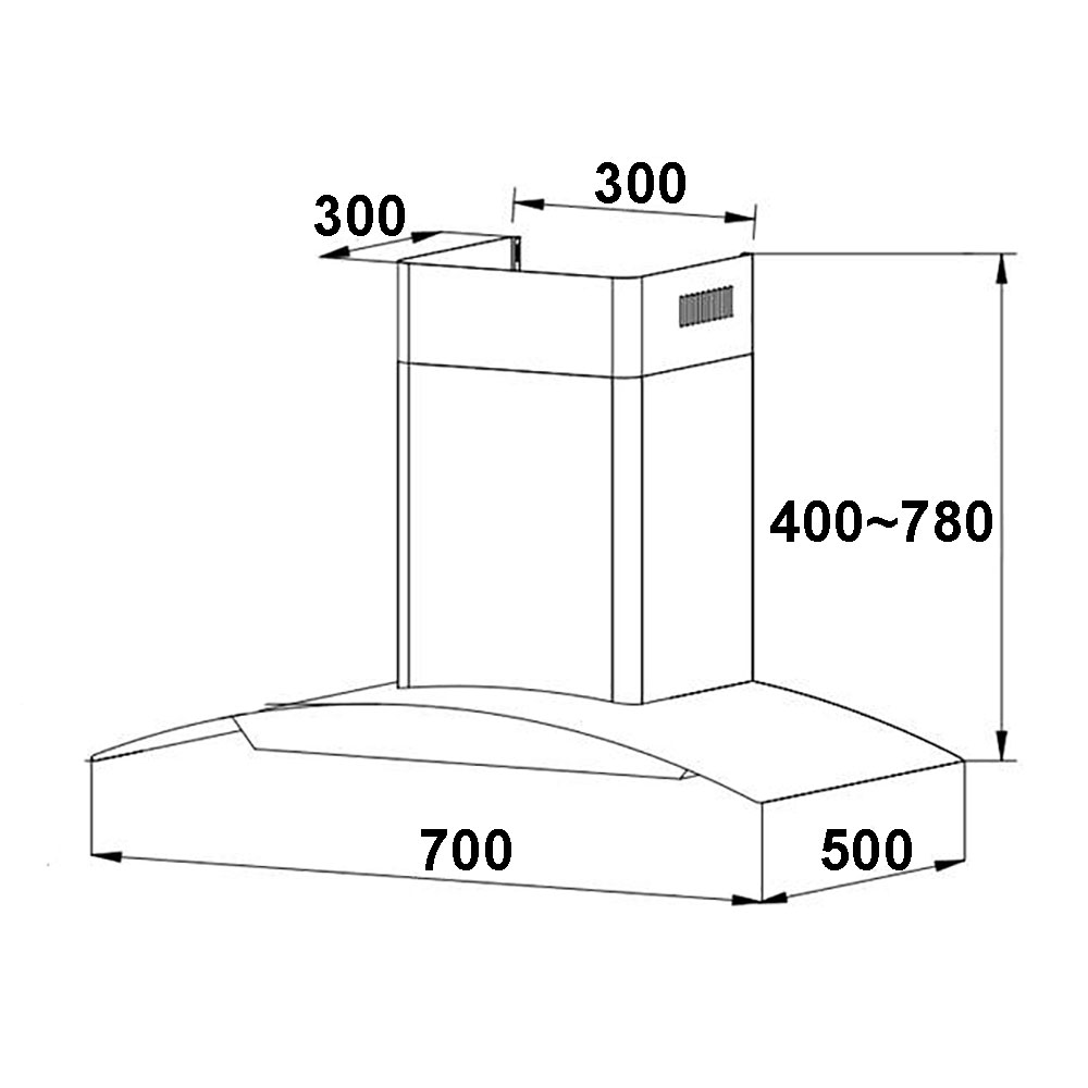 Máy hút mùi Faster H69 NEW