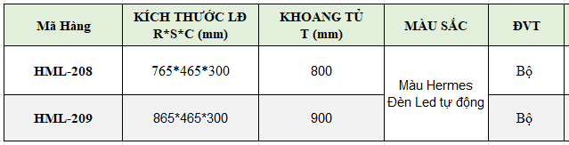 Kệ đựng đồ gấp kết hợp đèn led cao cấp Grob HML-208 HML-209