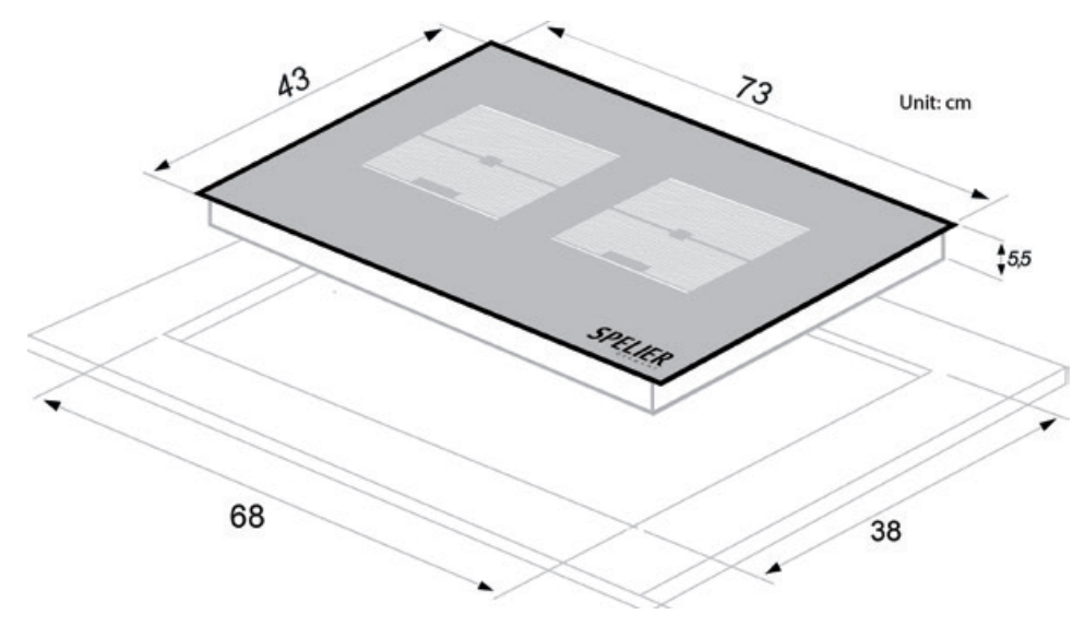 Bếp từ đôi Spelier T75K Plus
