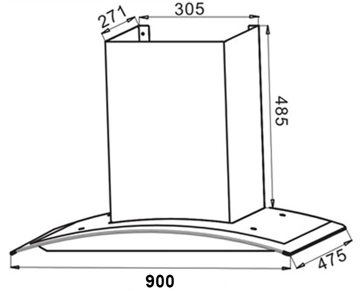 Máy hút mùi Sevilla SV 690