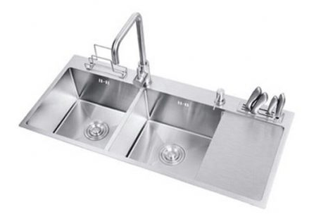 Chậu rửa bát 2 hố bàn chờ Roserler RL01-10045 Inox 201