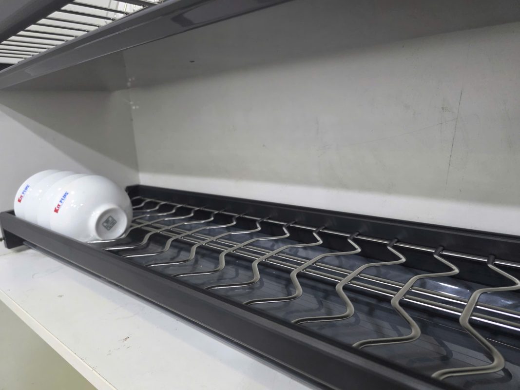 Kệ bát đĩa cố định inox 304 nan Oval Kitplus