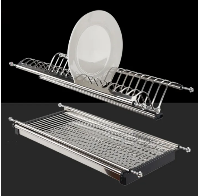 Giá bát đĩa cố định Eurogold dạng chữ V Inox 304