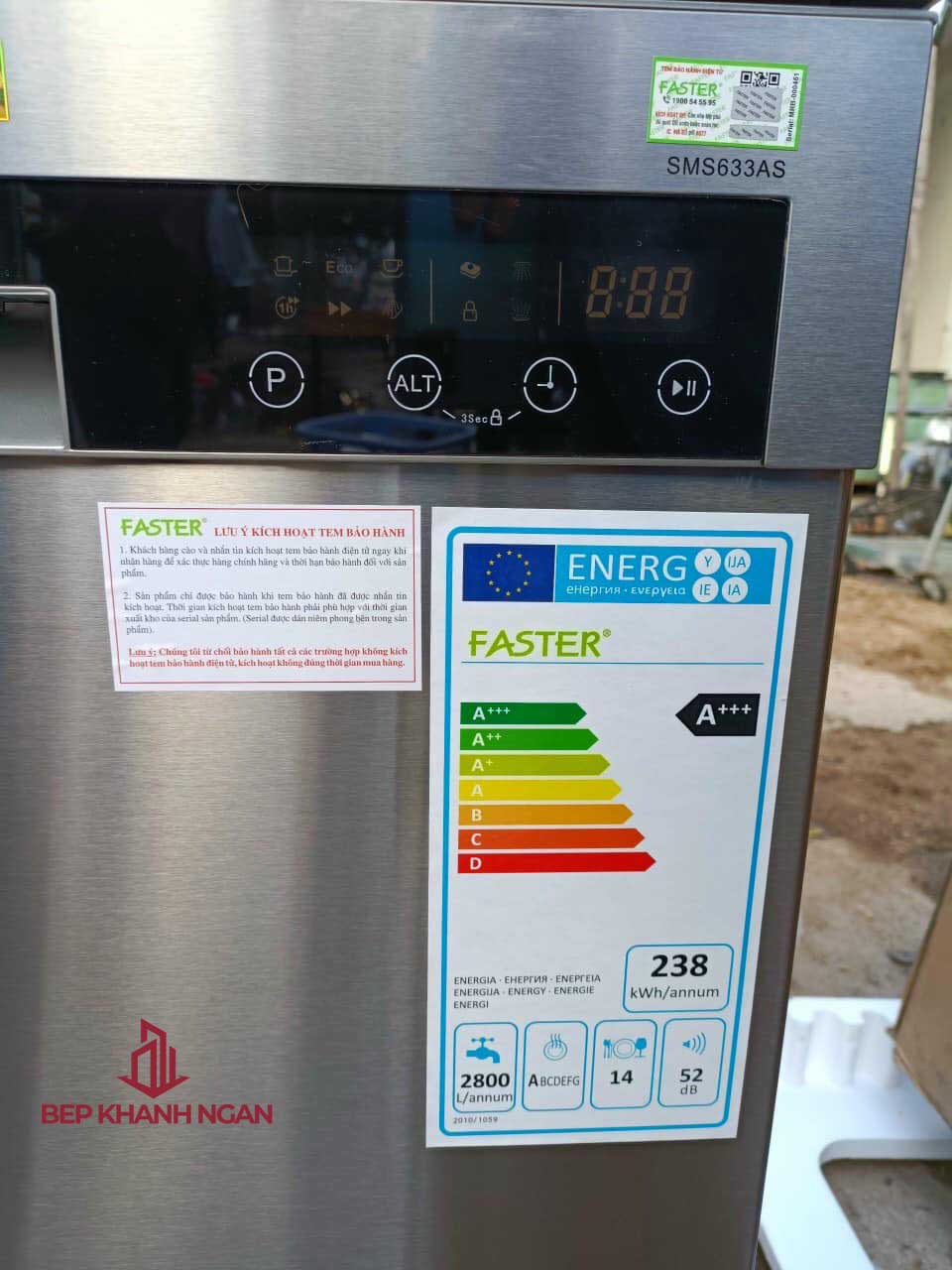 Máy rửa bát Faster SMS 633AS