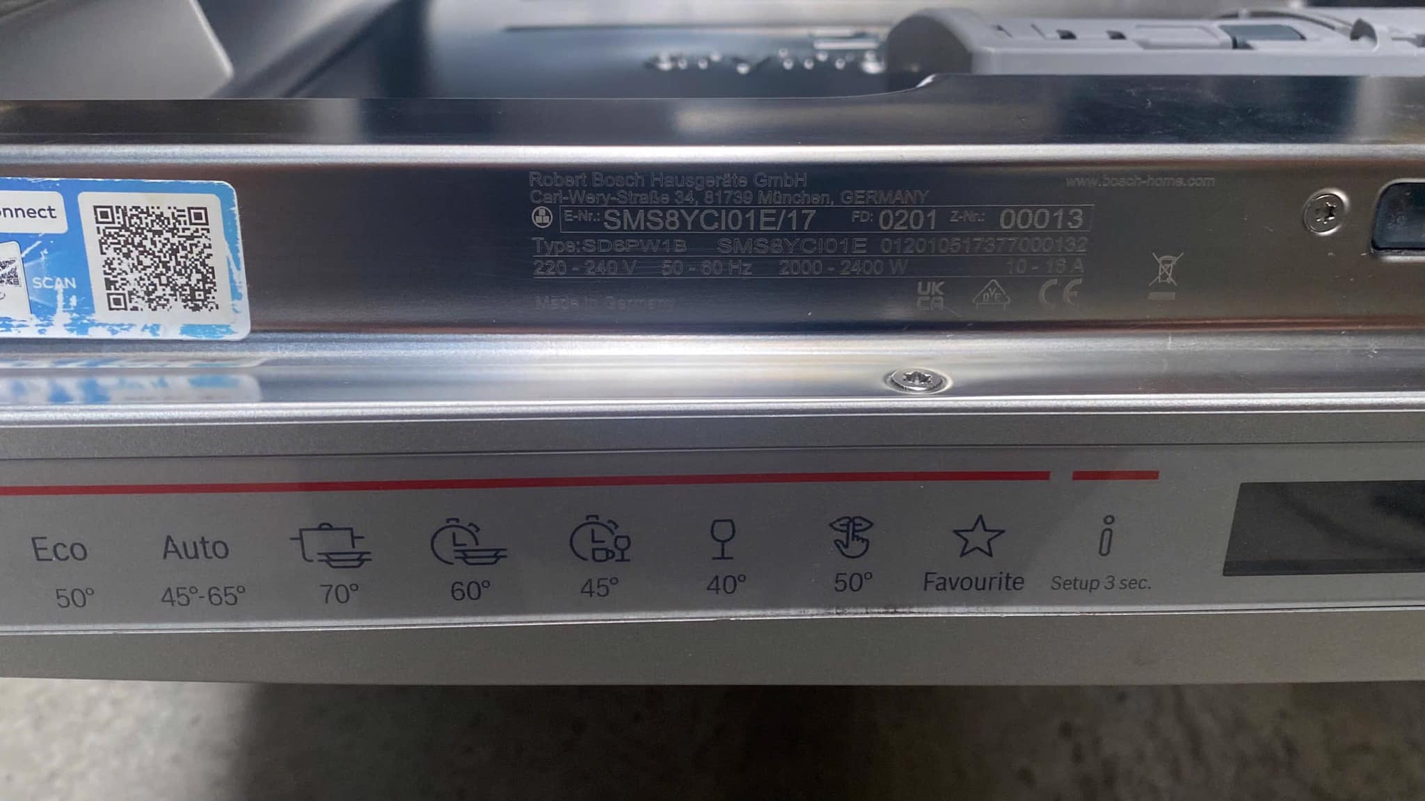 Máy rửa bát 14 bộ Bosch SMS8YCI01E Serie 8