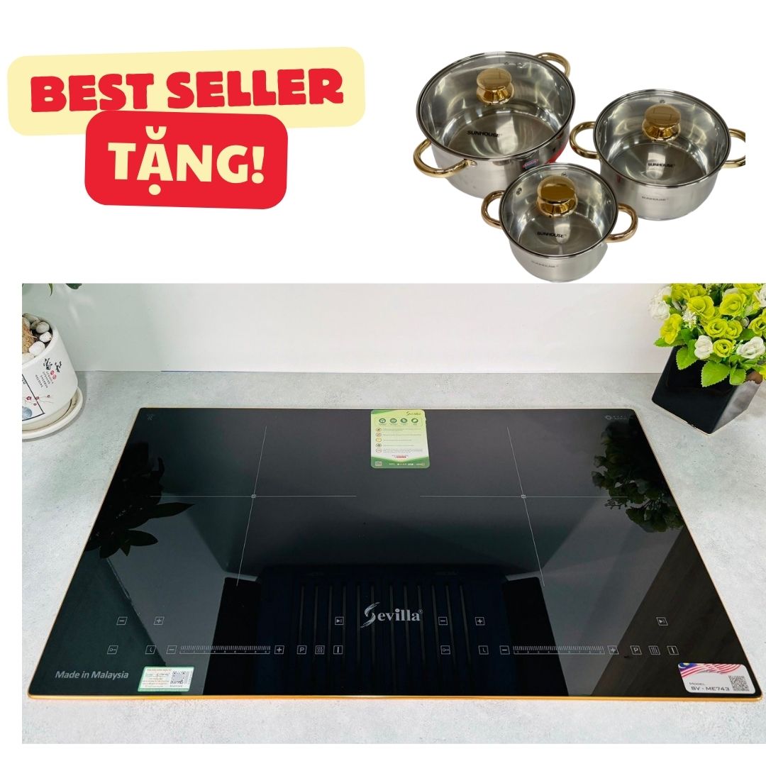Bếp từ đôi Sevilla ME743 Made in Malaysia