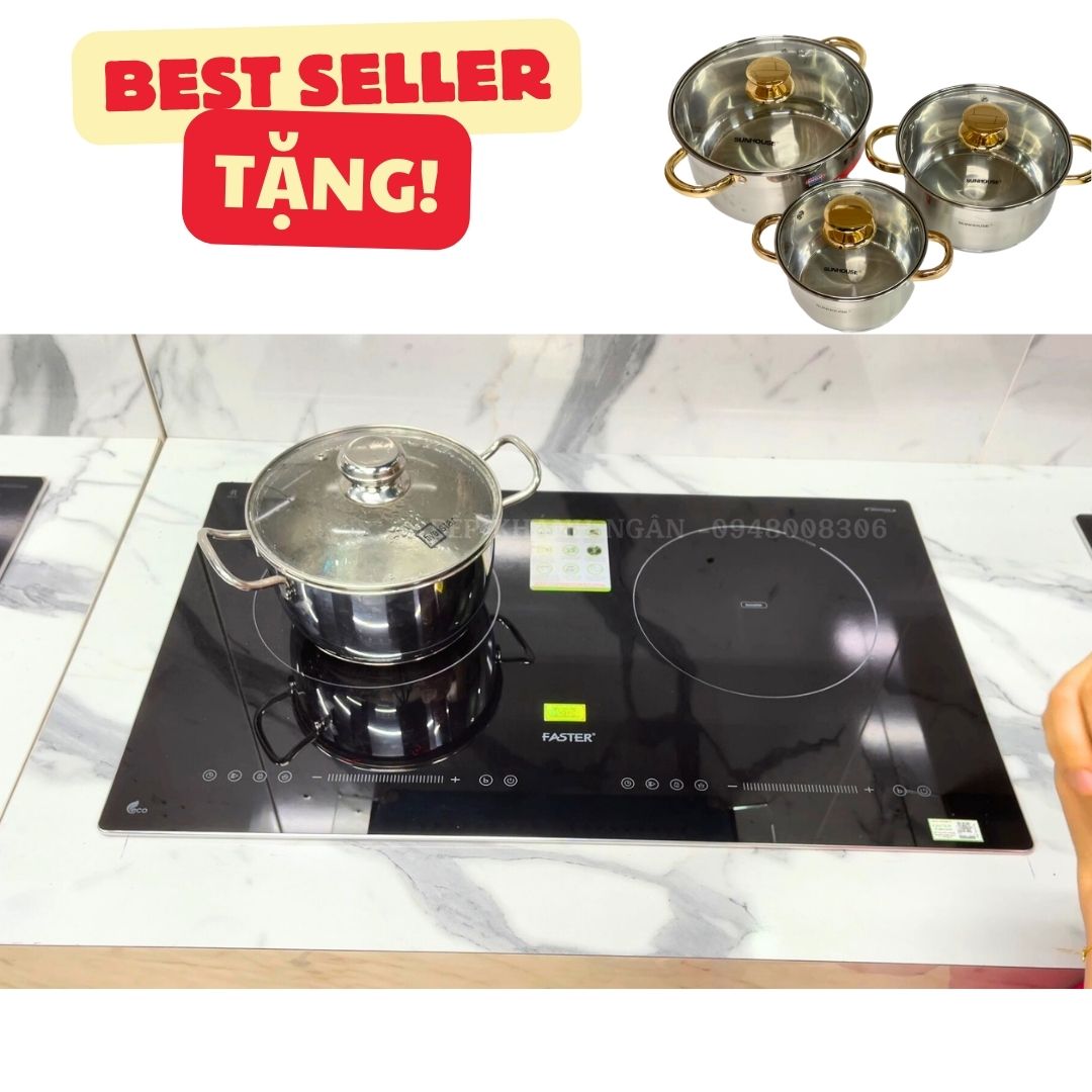 Bếp từ đôi âm Faster 889P