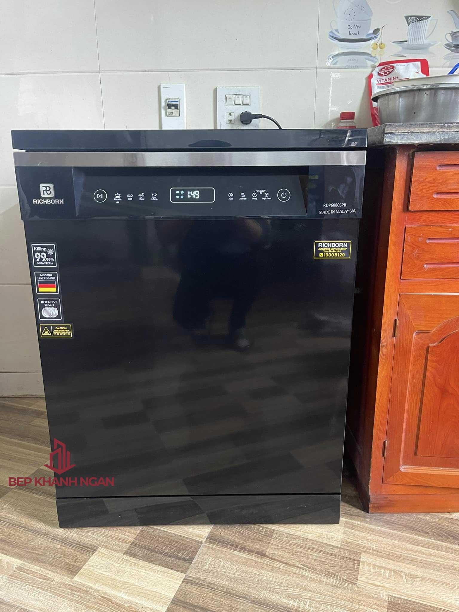 Máy rửa bát 16 bộ Richborn RDP6080SPB