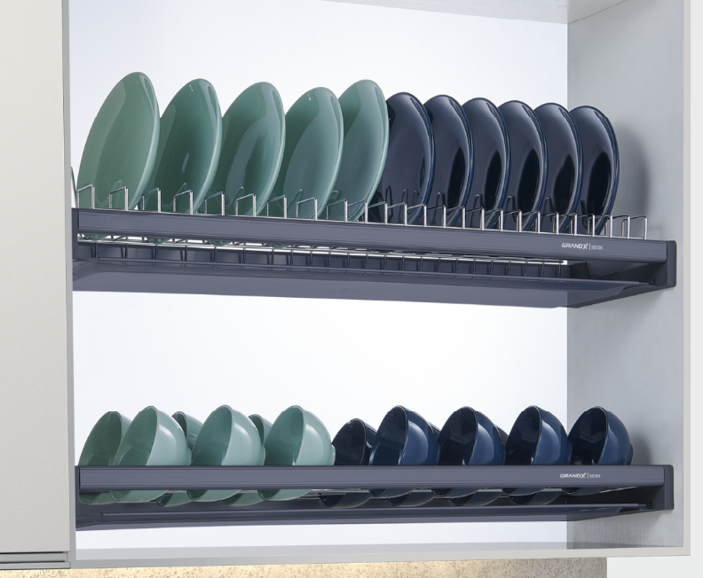 Giá bát cố định nan dẹt GrandX  Inox SUS304 điện hóa xước mờ