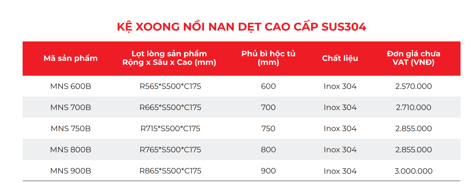 Giá xoong tủ bếp dưới Starkit Inox 304 siêu dày