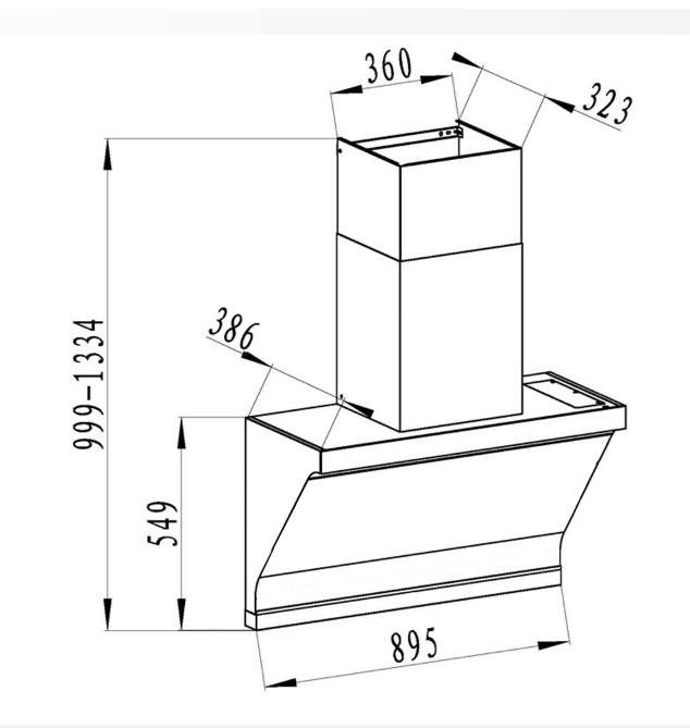 Máy hút mùi Sevilla SV-BK98