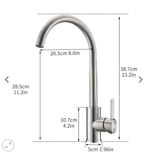 Vòi rửa bát nóng lạnh Roslerer RL-802