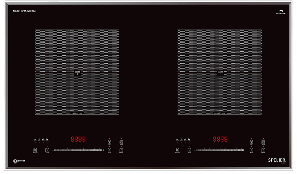 Bếp từ đôi Spelier SPM 828I Plus